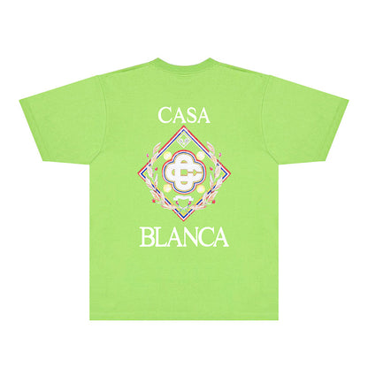 Casablanca T Shirts Fashion Print Street