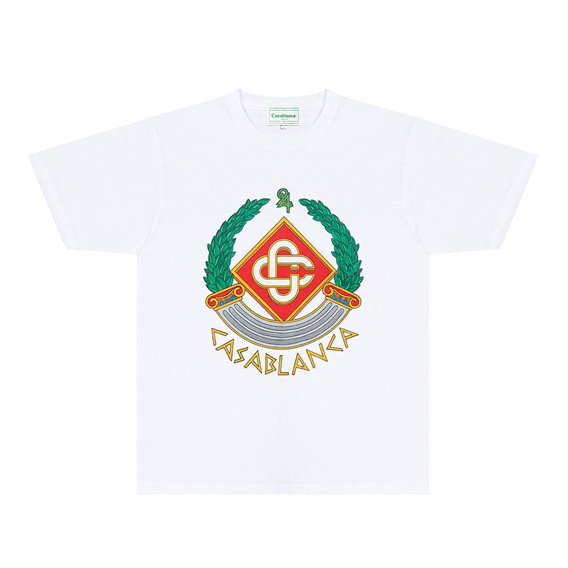Casablanca T Shirts Fashion Print Street
