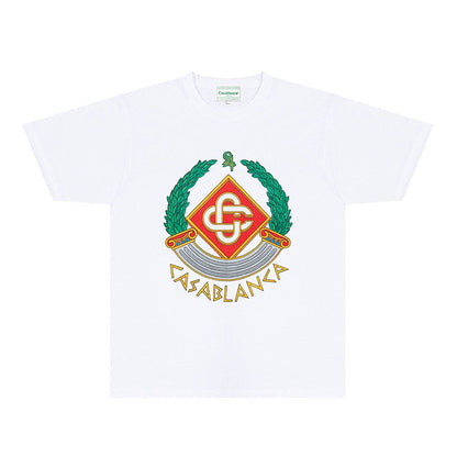 Casablanca T Shirts Fashion Print Street