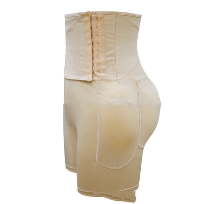 Plus-Sized Three Breasted High Waist Hip Shaping Underwear