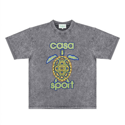 Casablanca Distressed T-Shirt