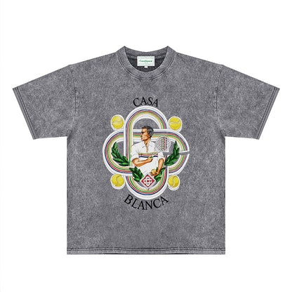 Casablanca Distressed T-Shirt