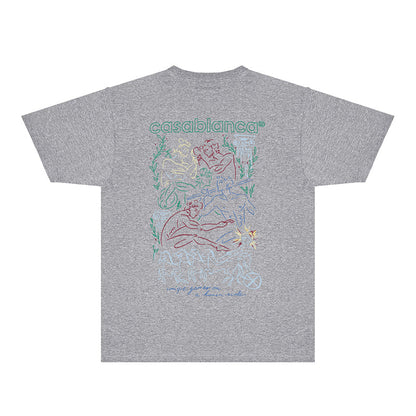 Casablanca T Shirts Fashion Print Street