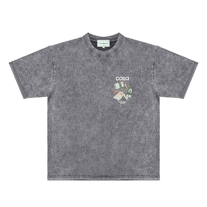 Casablanca Distressed T-Shirt