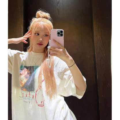Unisex T-Shirts Star Print Loose T-Shirts