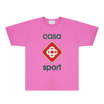 Casablanca T Shirts Fashion Print Street