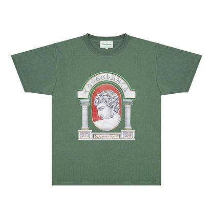 Casablanca T Shirts Fashion Print Street