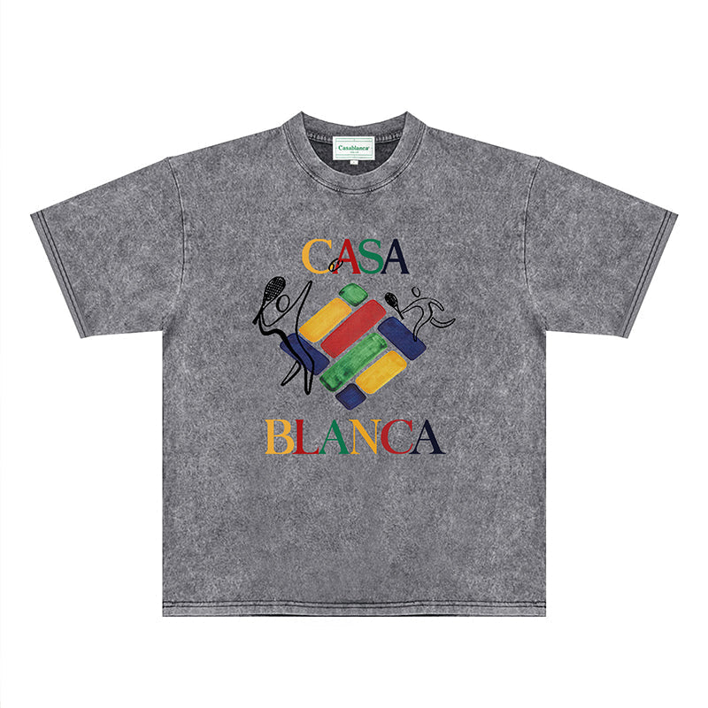 Casablanca Distressed T-Shirt