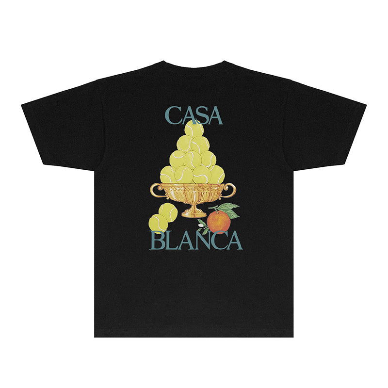 Casablanca T Shirts Fashion Print Street