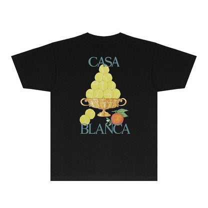 Casablanca T Shirts Fashion Print Street