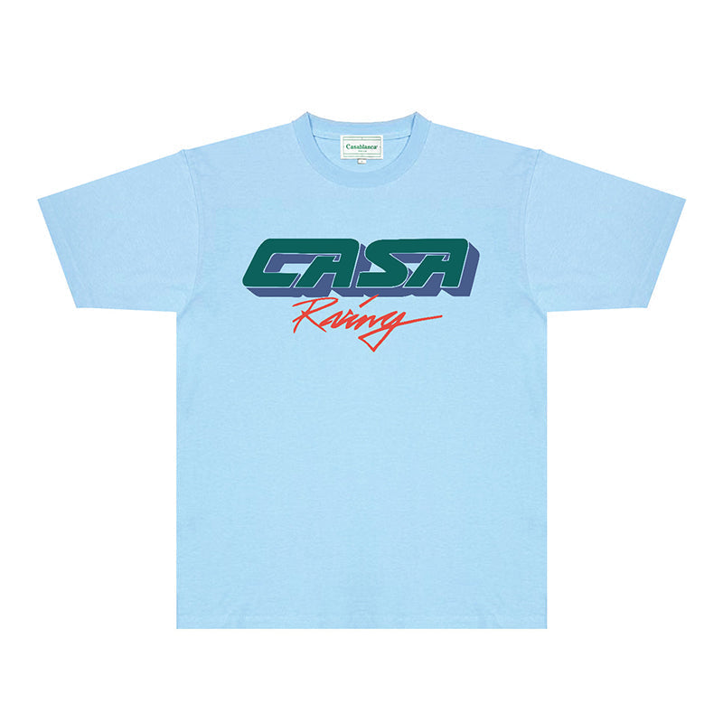 Casablanca T Shirts Fashion Print Street