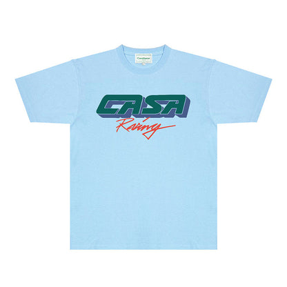 Casablanca T Shirts Fashion Print Street