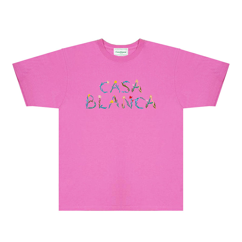 Casablanca T Shirts Fashion Print Street