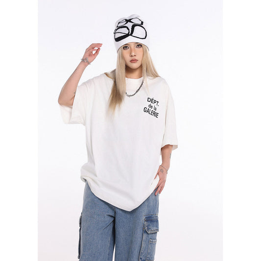 Unisex T-Shirts GALLERY DEPT Casual Loose T-Shirt