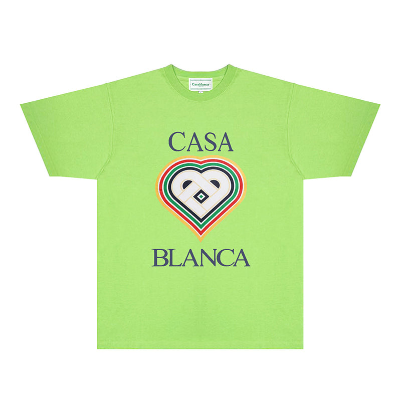 Casablanca T Shirts Fashion Print Street