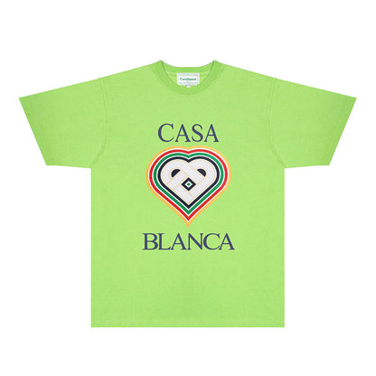 Casablanca T Shirts Fashion Print Street