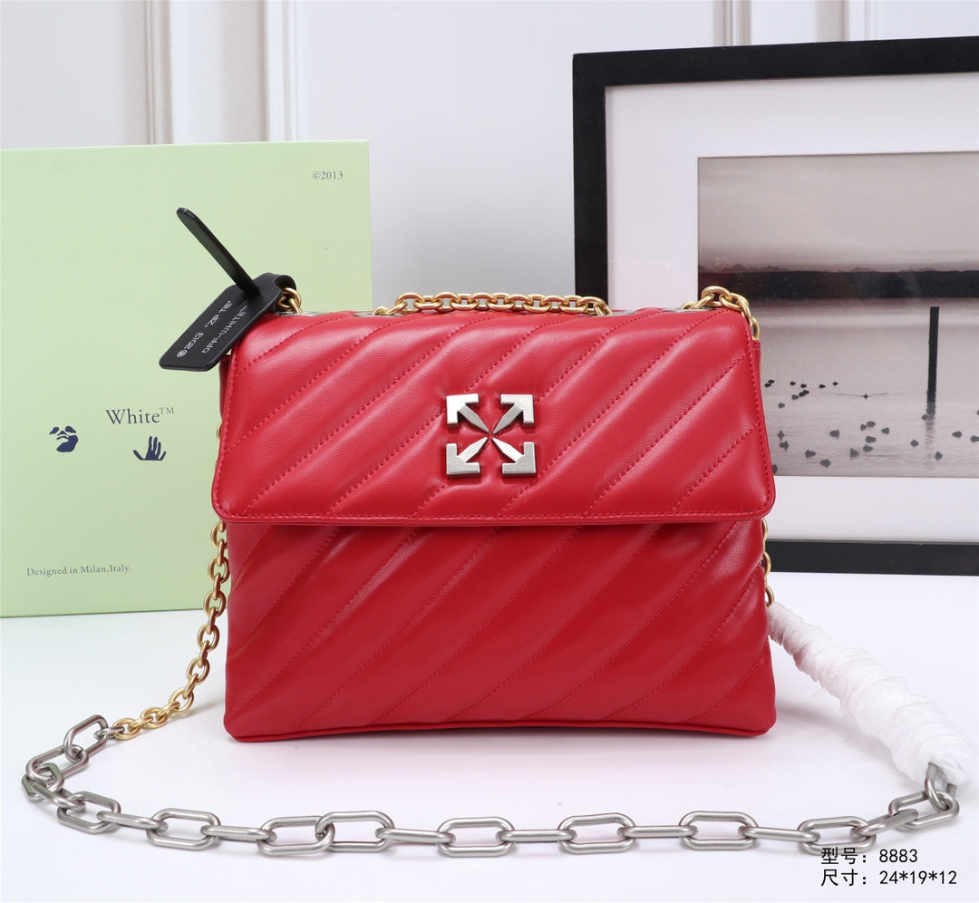 Off White Bag Casual Outdoor Convenient Tote Bag