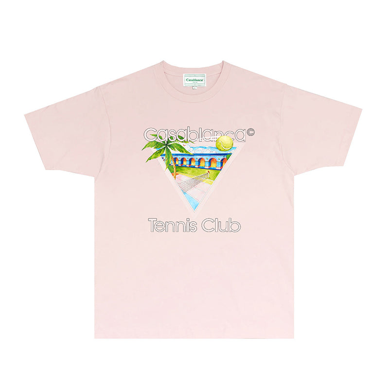 Casablanca T Shirts Fashion Print Street