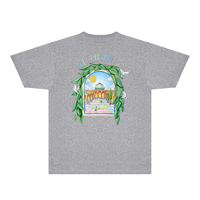 Casablanca T Shirts Fashion Print Street