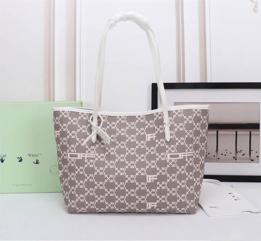 Off White Bag Casual Outdoor Convenient Tote Bag