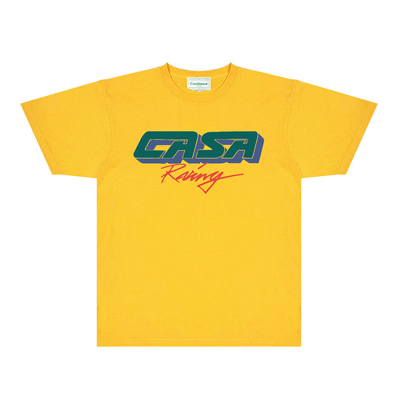 Casablanca T Shirts Fashion Print Street