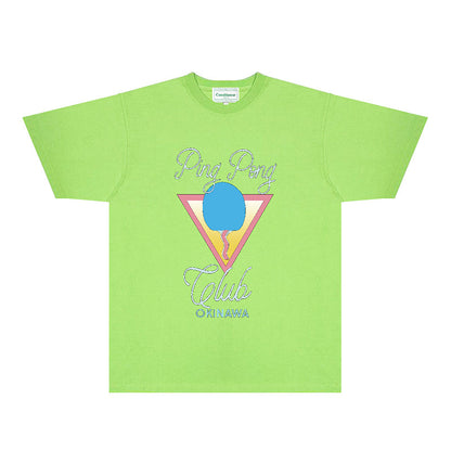 Casablanca T Shirts Fashion Print Street