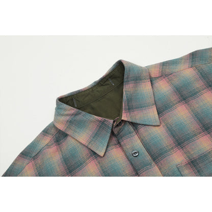 Unisex Shirts Pink Checked Shirts