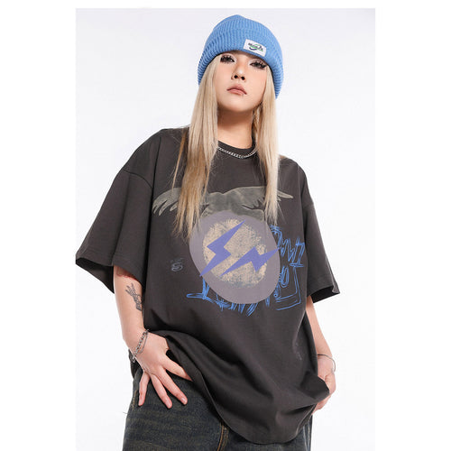Unisex T-Shirts Travis Scott Cactus Jack Eagle Lightning T-Shirt