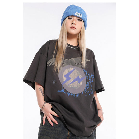 Unisex T-Shirts Travis Scott Cactus Jack Eagle Lightning T-Shirt