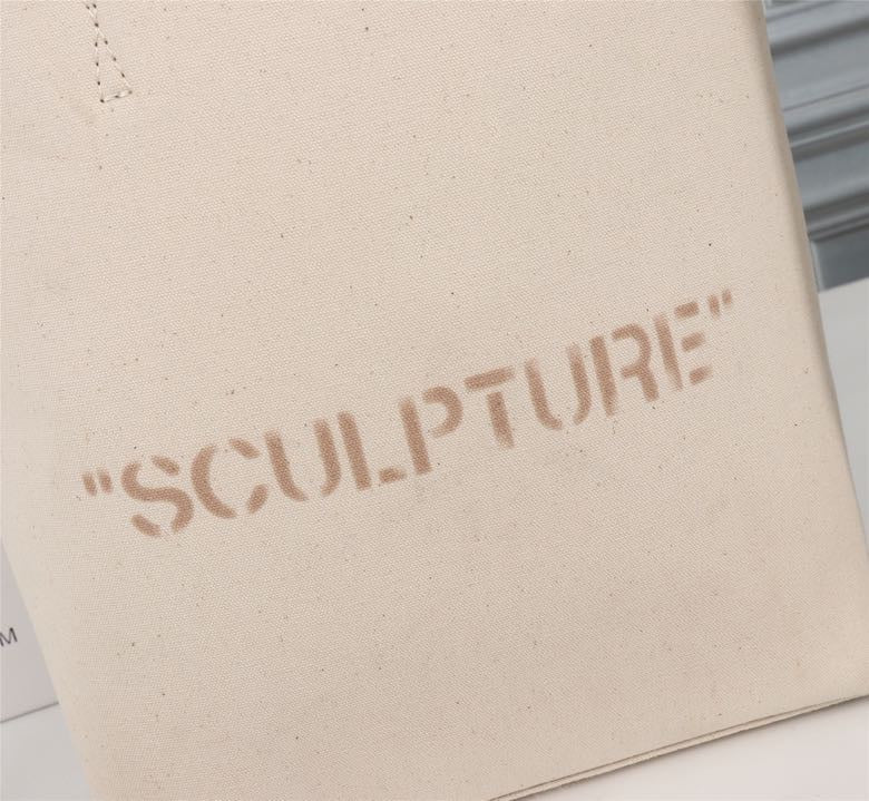 Off White Bag Casual Outdoor Convenient Tote Bag