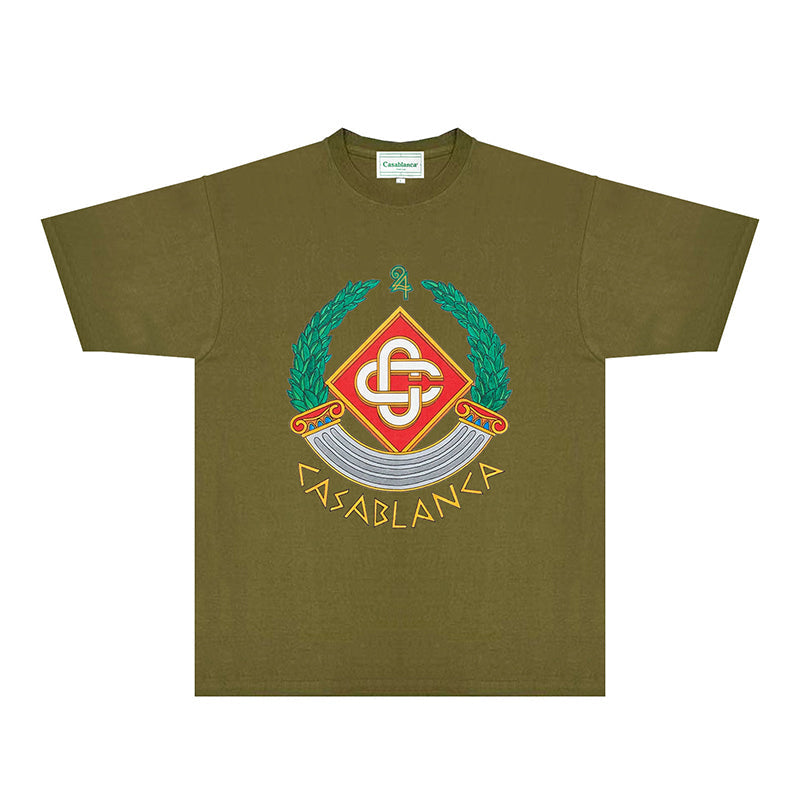 Casablanca T Shirts Fashion Print Street