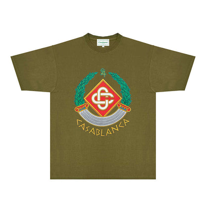 Casablanca T Shirts Fashion Print Street