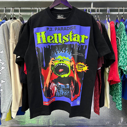 Hellstar T Shirts Retro abstract print