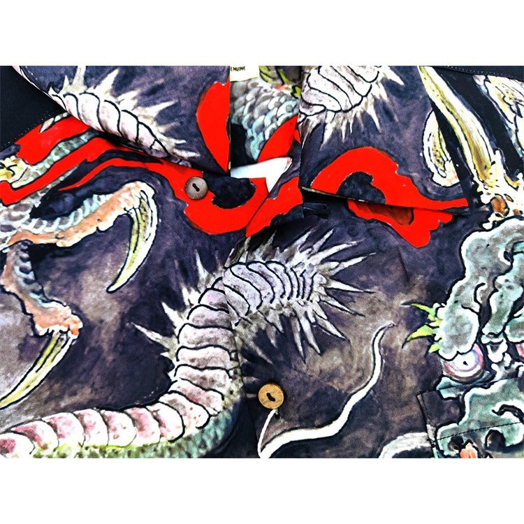 GUILTYPARTIES TIGER Shirts Dragon and Tiger Fight