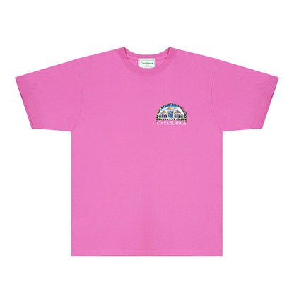 Casablanca T Shirts Fashion Print Street