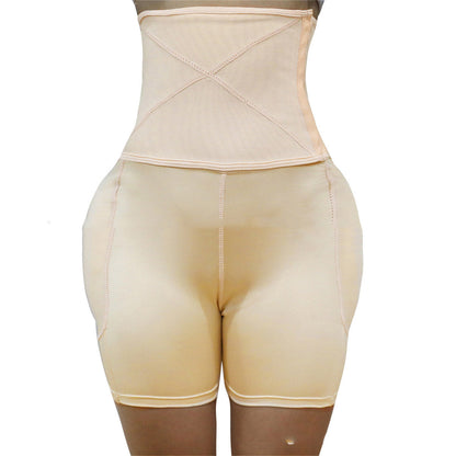 Plus-Sized Three Breasted High Waist Hip Shaping Underwear