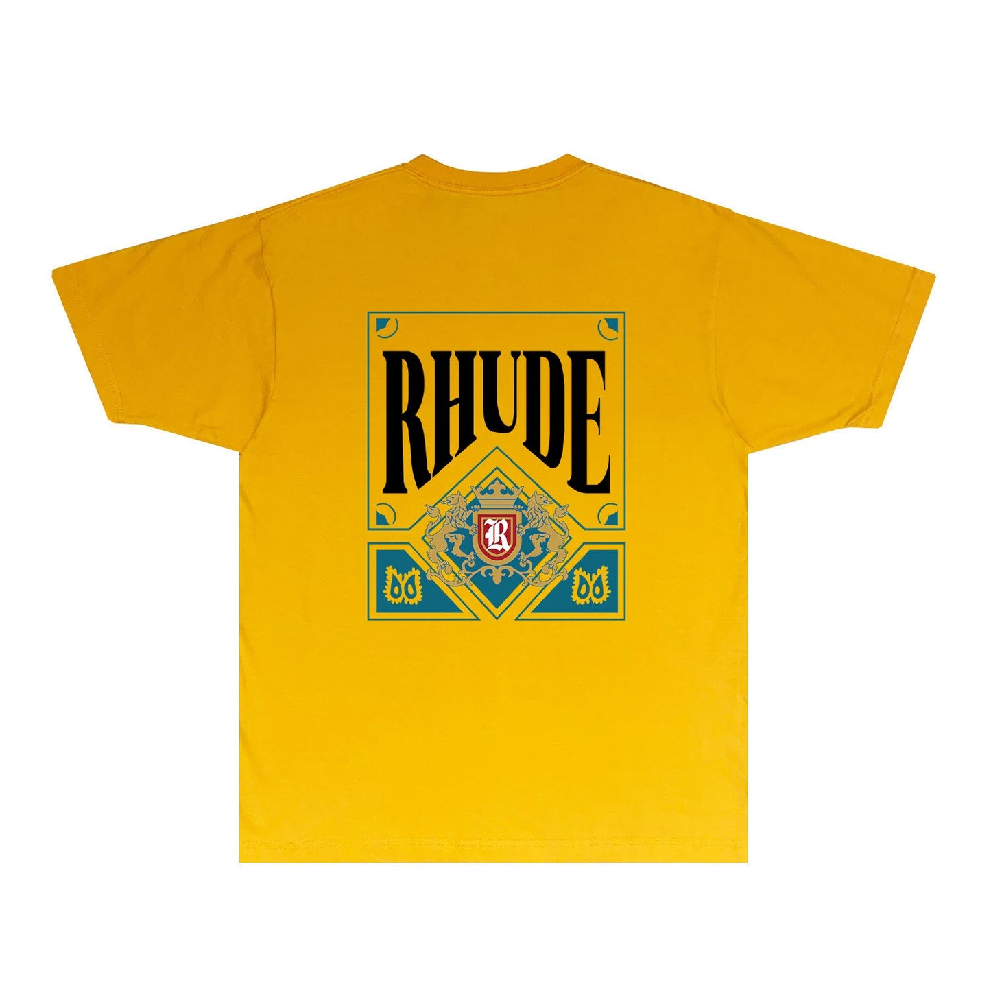 Rhude T Shirts Printed Trendy Pure Cotton