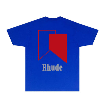 Rhude T Shirts Printed Trendy Pure Cotton