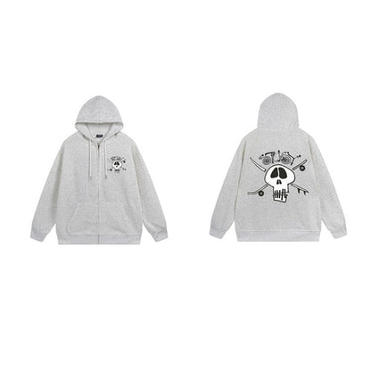 Stussy Hoodie Zip-Up Cardigan Fleece Hooded Sweater