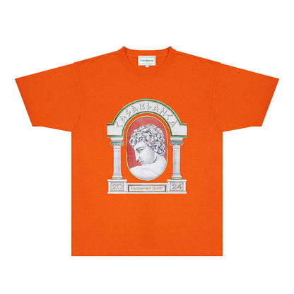Casablanca T Shirts Fashion Print Street