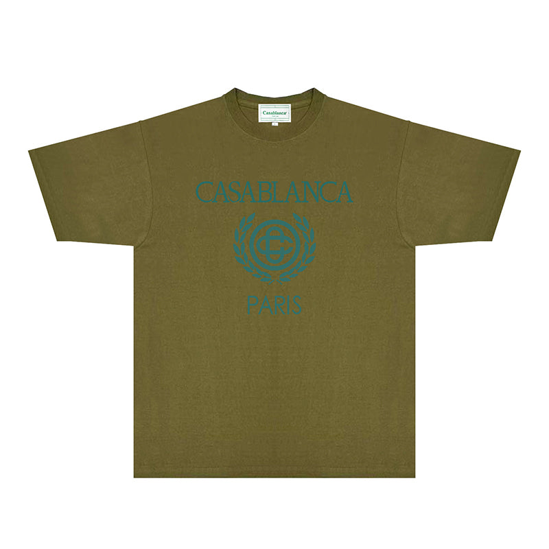 Casablanca T Shirts Fashion Print Street