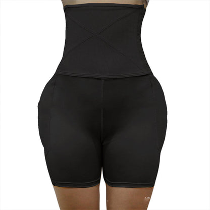 Plus-Sized Three Breasted High Waist Hip Shaping Underwear