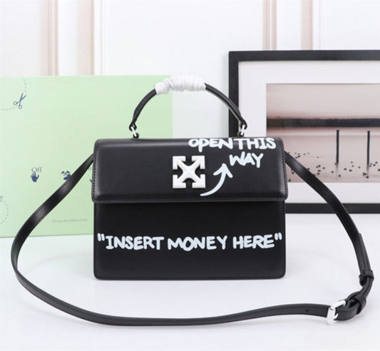 Off White Bag Casual Outdoor Convenient Tote Bag