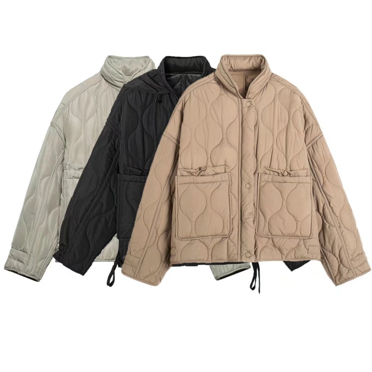 Women Cotton Coat Hooded Loose Casual Jacket