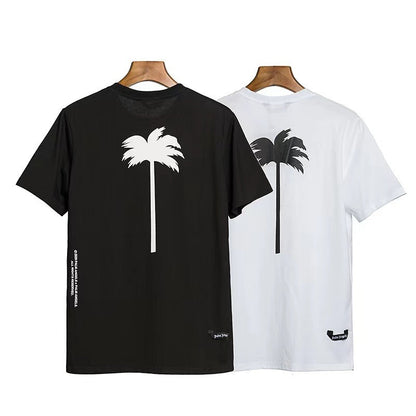 Palm Angels T Shirts Short Sleeve Printed Men And Women Loose Casual