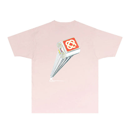 Casablanca T Shirts Fashion Print Street