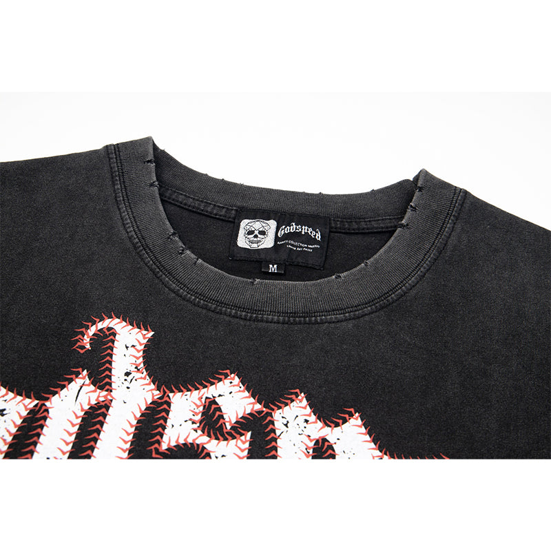 Godspeed T-Shirt Retro Fantasy Pattern