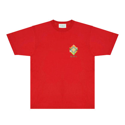 Casablanca T Shirts Fashion Print Street