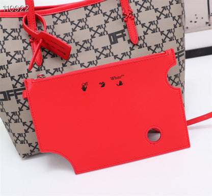 Off White Bag Casual Outdoor Convenient Tote Bag