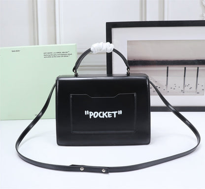 Off White Bag Casual Outdoor Convenient Tote Bag